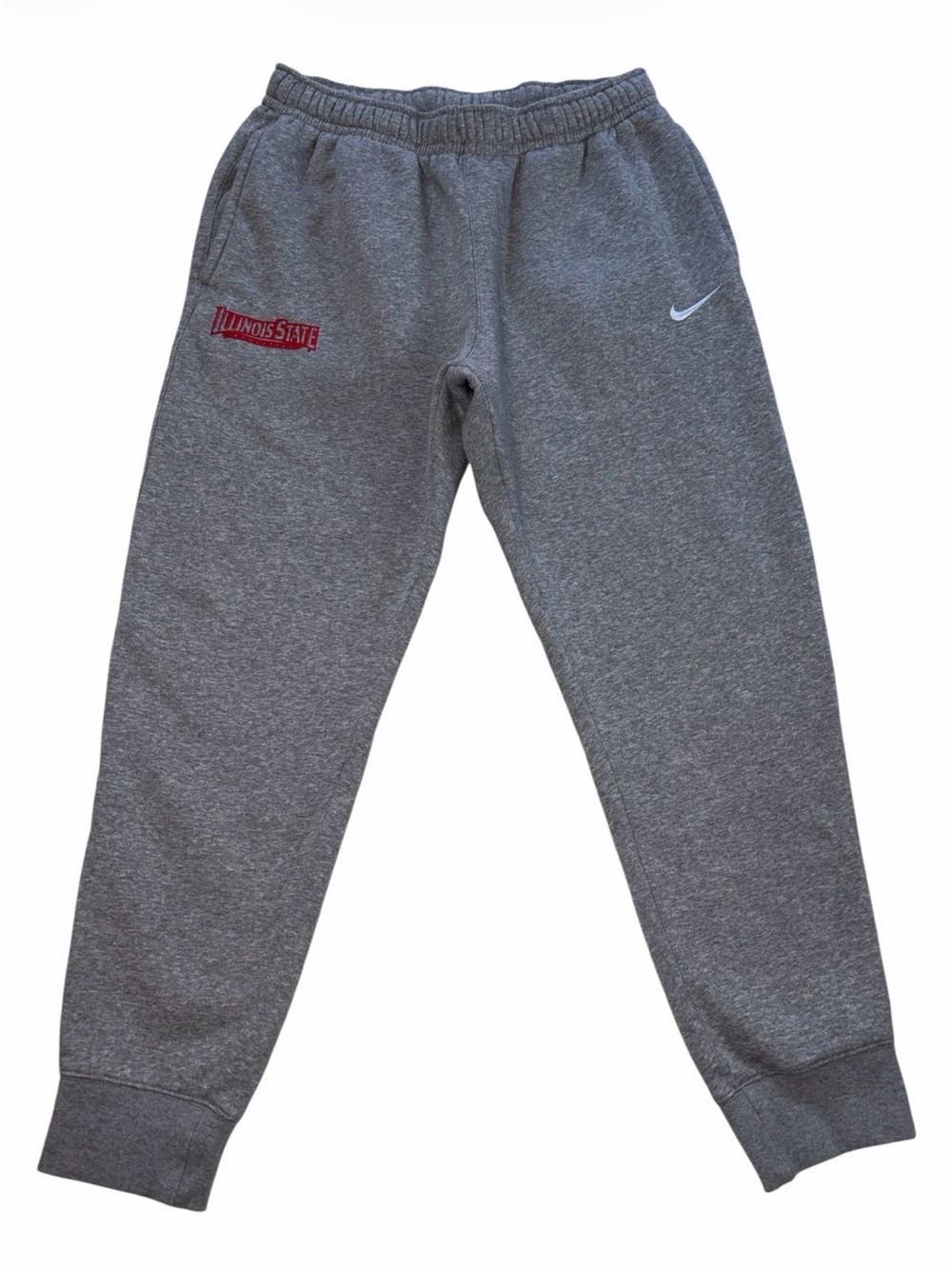 Nike Illinois State Redbirds Athletics Grey Jogger Sweatpants Size Medium